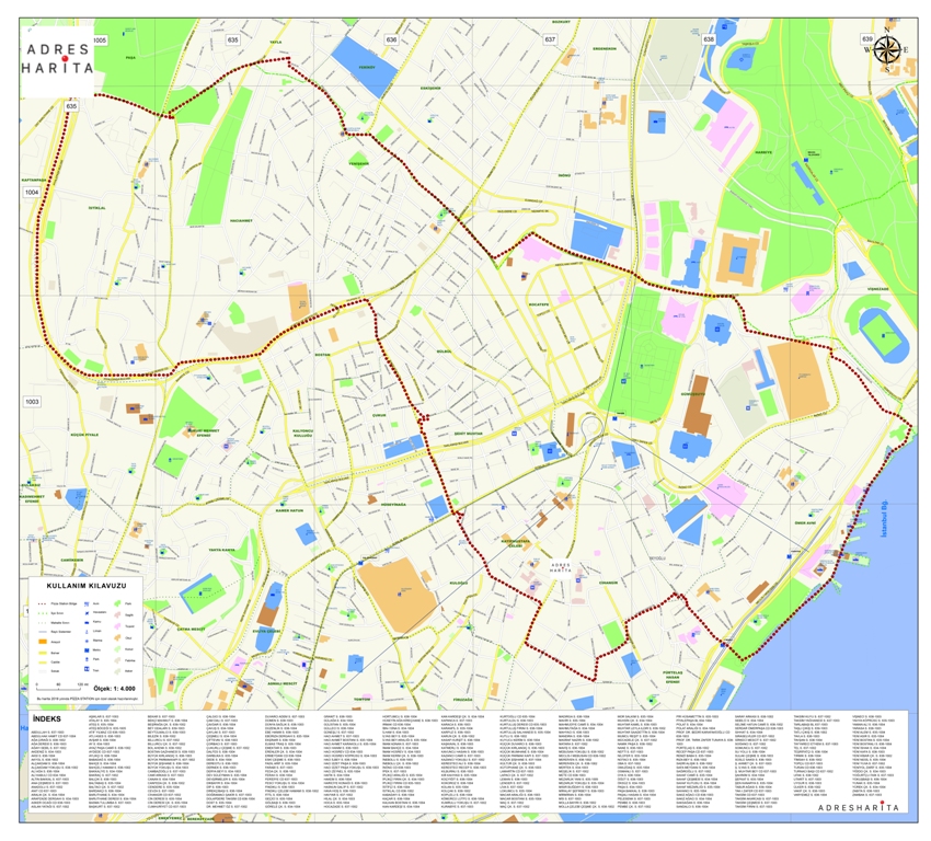 Duvar haritası örneği